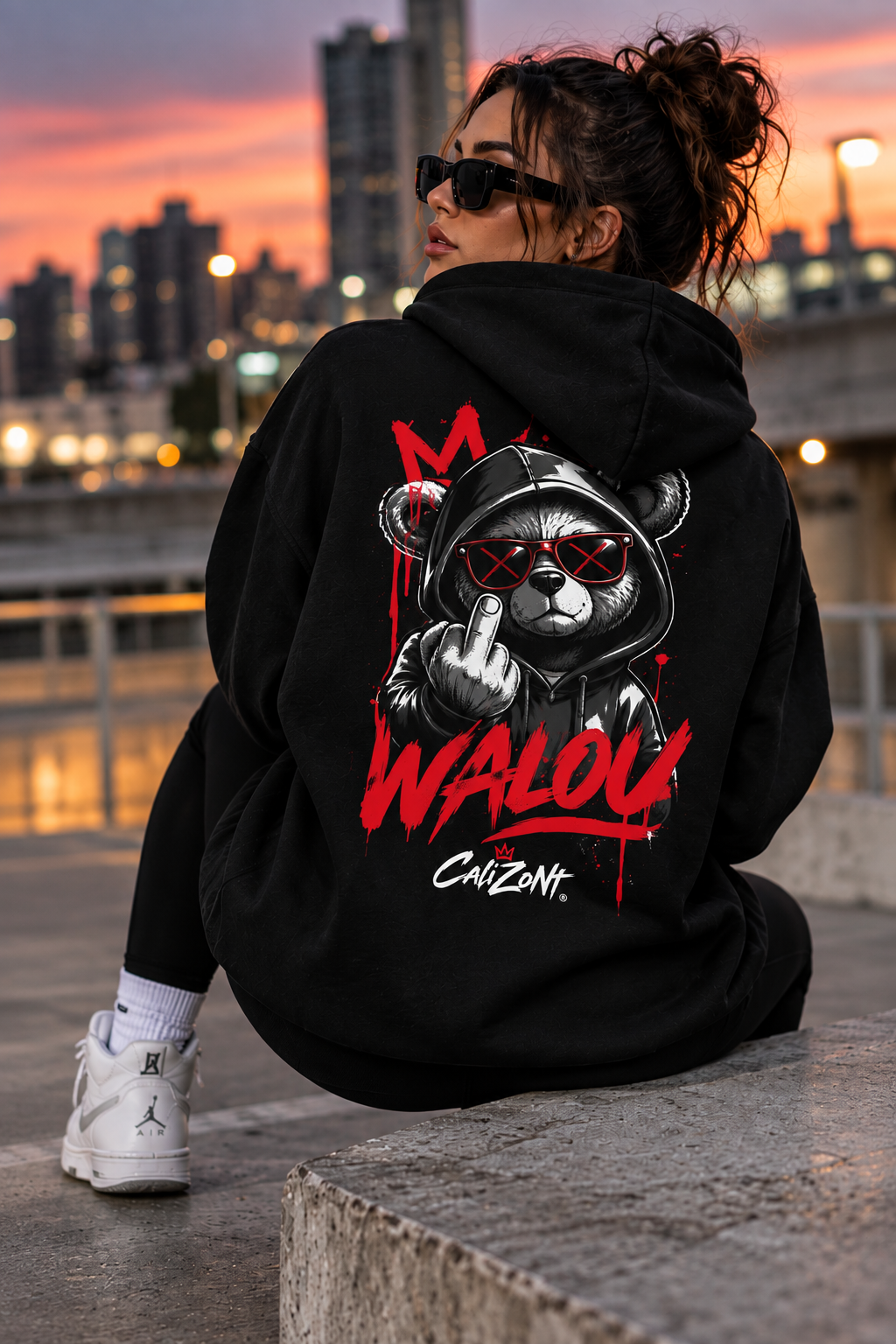 CalïZoNt Walou 01 Oversize Fleeced Hoodie