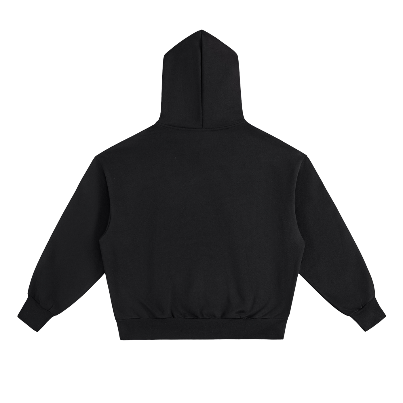 CalïZoNt Essential Heavyweight Fleece Hoodie in black, back view