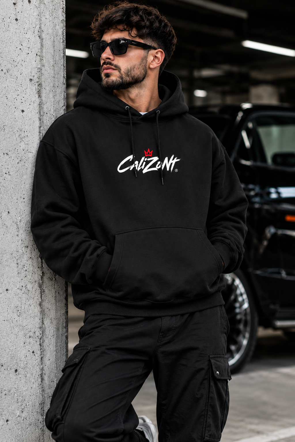 CalïZoNt Walou 01 Oversize Fleeced Hoodie