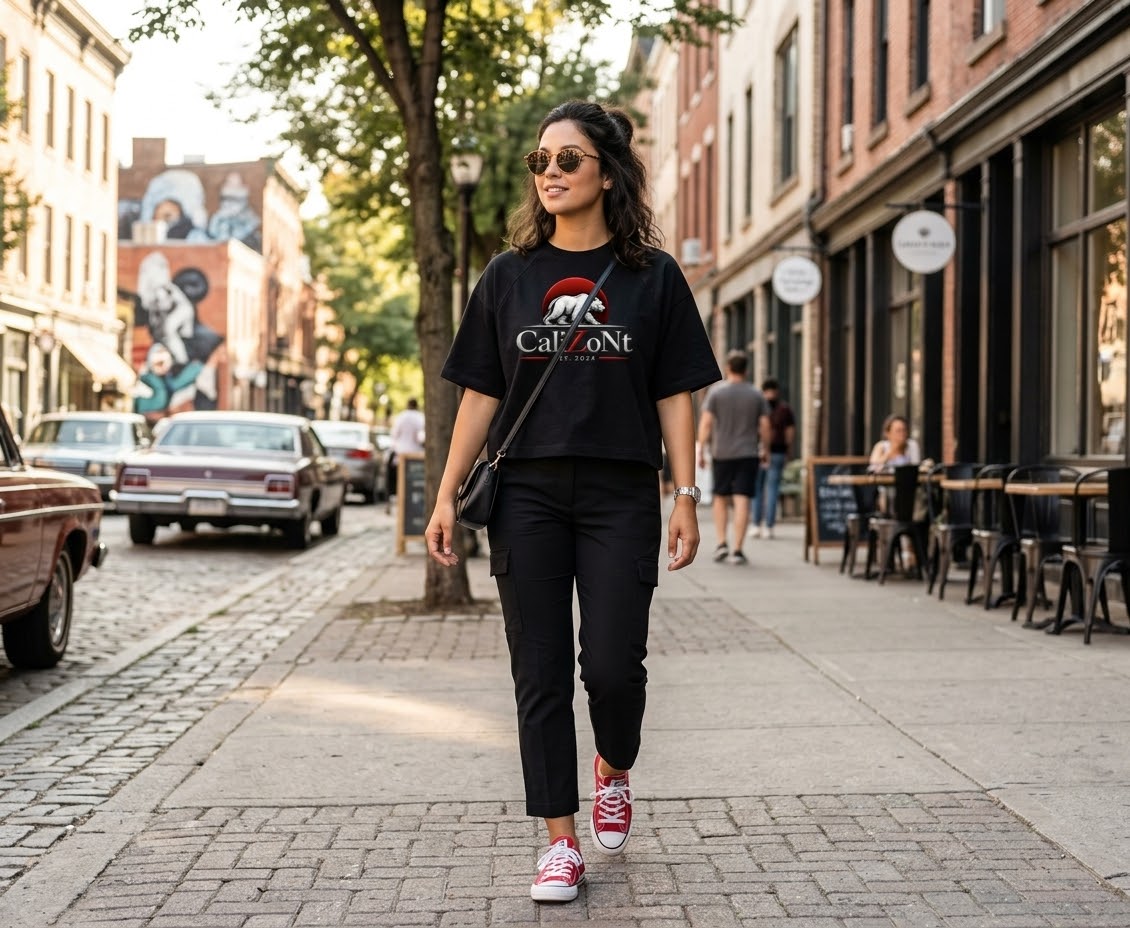 CalïZoNt Prowl Mineral Wash Boxy Waffle Tee