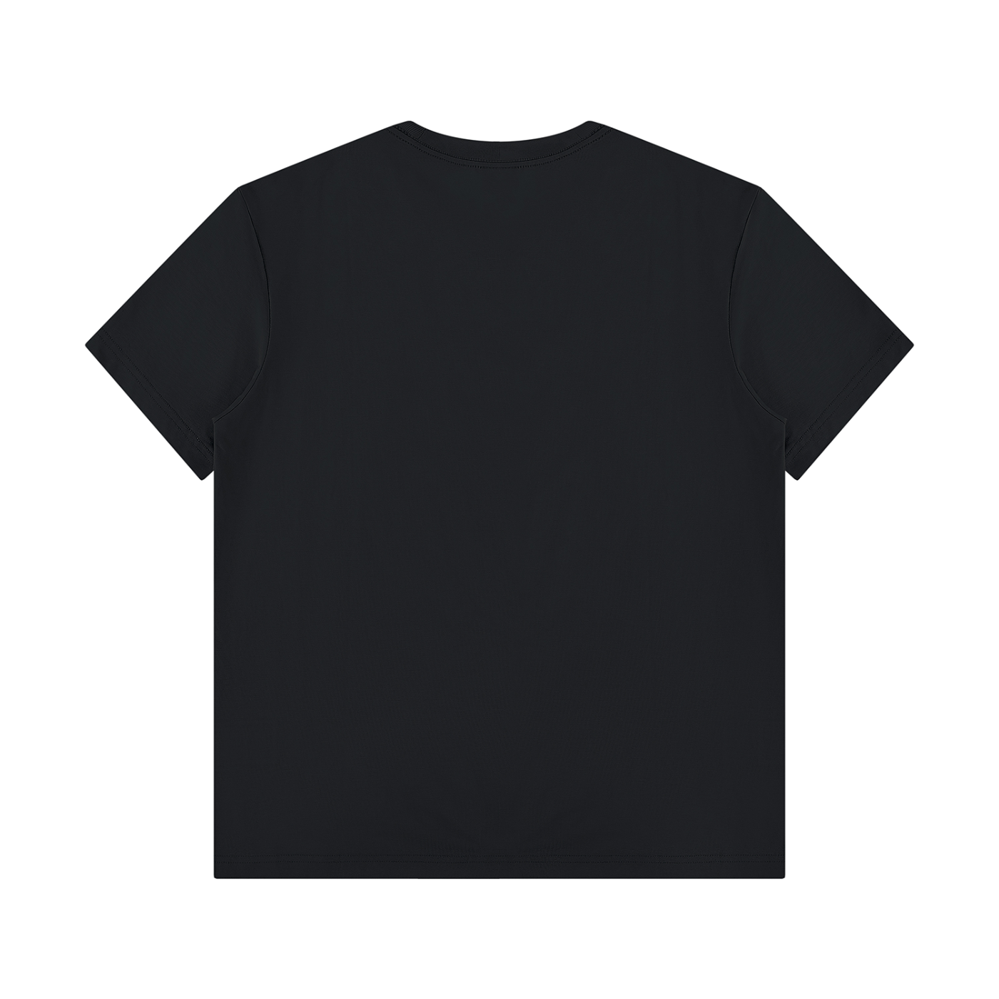 CalïZoNt Regular Fit Crewneck T-Shirt in black, back view