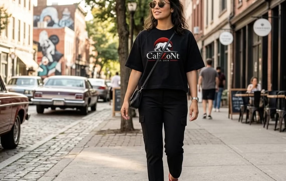 CalïZoNt Prowl Mineral Wash Boxy Waffle Tee